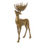 37.5 in Standing Deer Bowl - Antique Gold