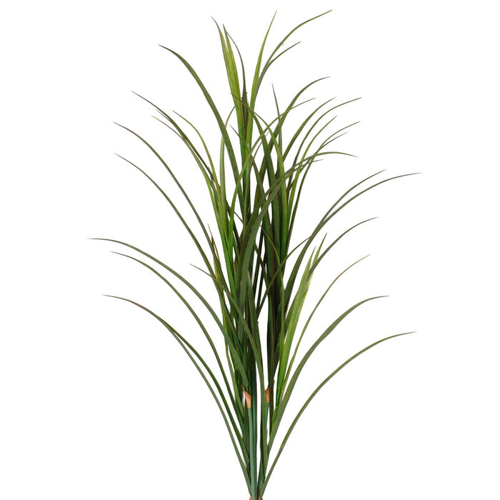 44" Grass Bush - Green w/Red Edge