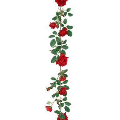 6' Rose Garland - Red