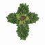 30" Evergreen Cross