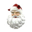 Resin Santa Wall Decor - Red/White