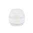 8" Ribbed Glass Pot - Clear