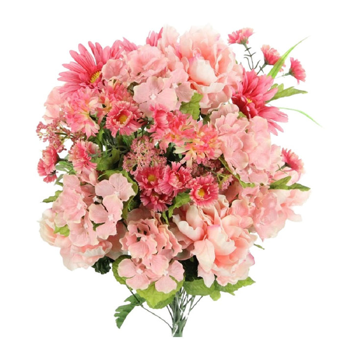 Peony/Gerber Daisy/Hydrangea/Daisy Bush - Pink Mix