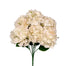 22" Hydrangea Bush w/Printed Leaves - Cream/Light Pink
