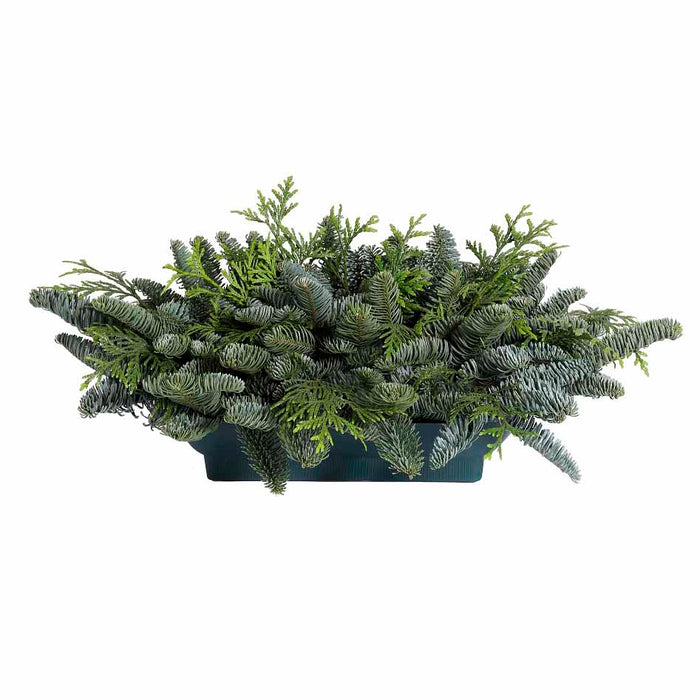 Pregreened Centerpiece with 2 Candleholders