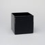 6" Ceramic Cube - Black