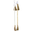 25" Bead Tassel Garland - White/Natural