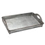 20 in L X 12-1-2 in W Galvanized Metal Rect Tray W-2 Handles