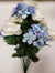 22 1/2 in Polyester Rose-Hydrangea Bush - Cream