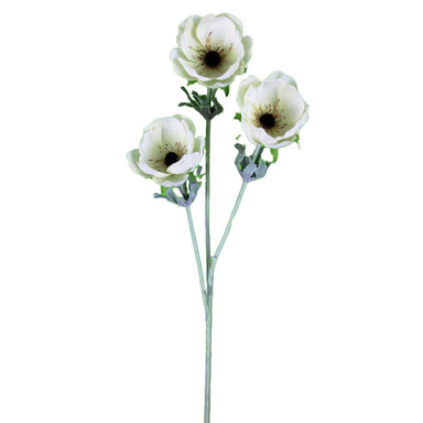 24 in Anemone Spray - White