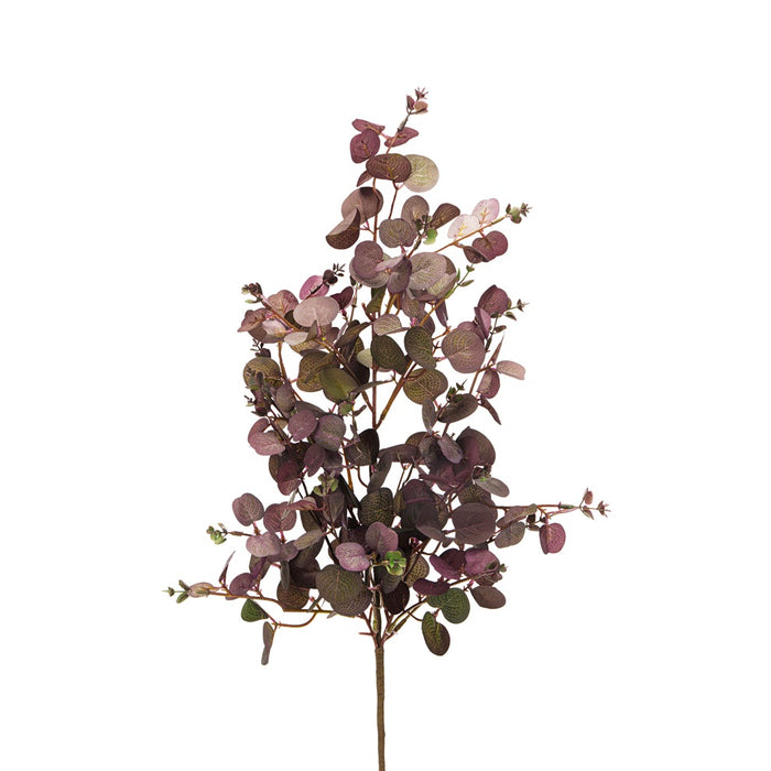 28 in Polyester Eucalyptus Spray - Purple/Green