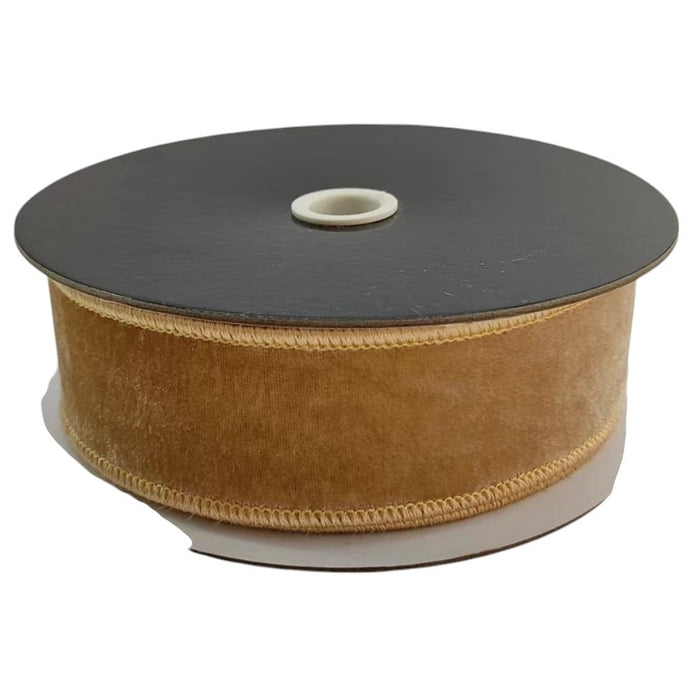1.5 in Premier Velvet Ribbon - Gold