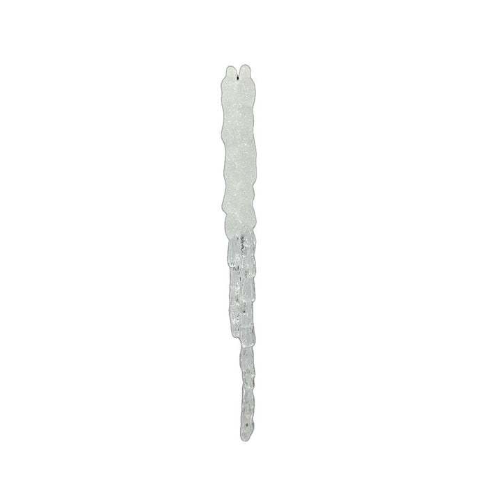 12 in Icicle Ornament - Clear