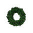 Vinyl Pre-Lit Deluxe Evergreen Double Wreath