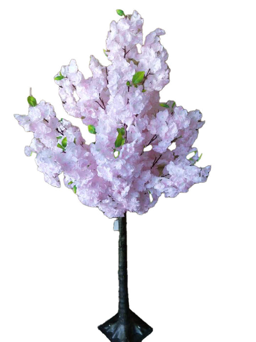 6' Polyester Peach Blossom Tree - Pink