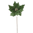 19 in Poinsettia Stem - Green/Gold