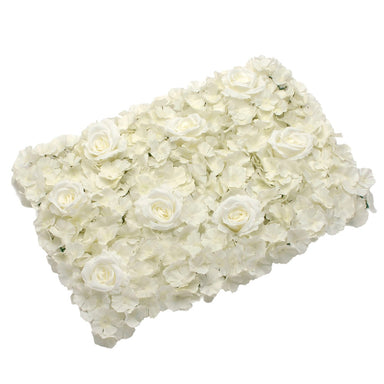 24 in x 16 in Poly Rose/Hydrangea Mat - Cream