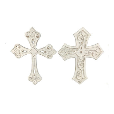 White Cross w/Scroll
