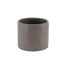 4 1/2" Ceramic Textured Cylinder Pot - Grey