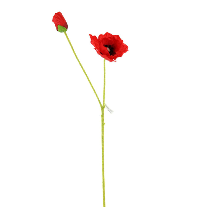 24.5 in Poppy Stem - Red