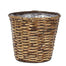 8"Stained Brown Basket