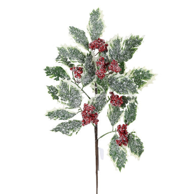 21 in Frosted Berry Holly Pick - Red/Green/White