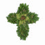 30" Evergreen Cross