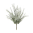 15 in Metallic Boxwood Bush - Silver/Green