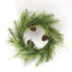 24" Mixed Pine Wreath w/Cones - Green