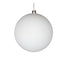 150 mm Plastic Ball Ornament - Matte White