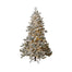7 1/2 ft Flocked Pre-Lit Green Yukon Tree