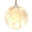 4" Mink Fur Ball Ornament - Champagne