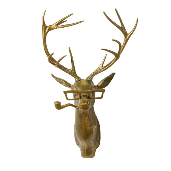 47 in Frankie the Buck Wall Mount - Antique Gold
