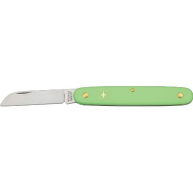 Straight 4" Blade, Green Handle