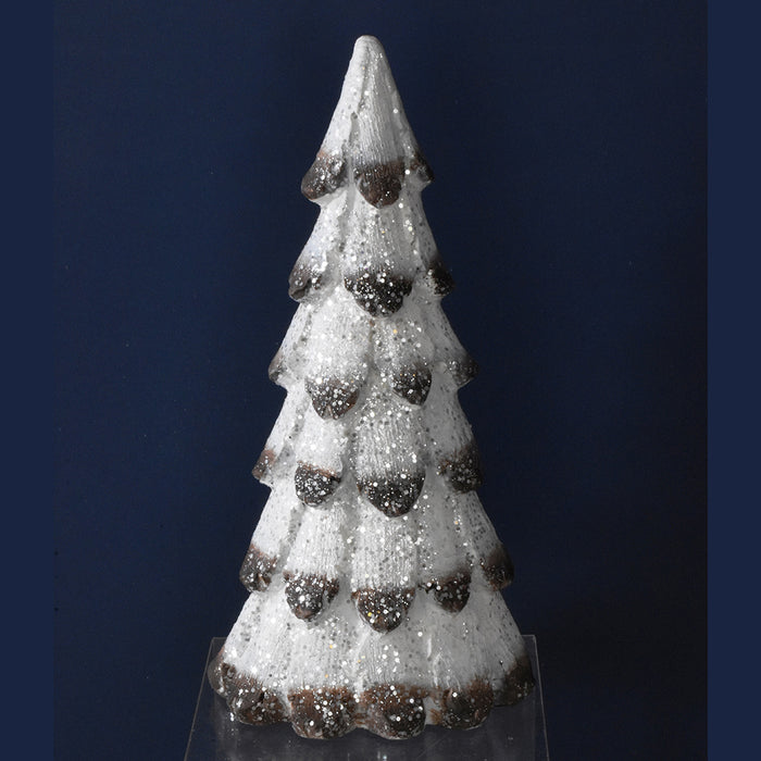Metallic Fig Leaf Spray 27" - Champagne