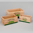 Rectangle Wooden Planter w/"Pine Creek Tree Farm"